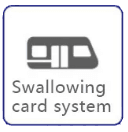 NDAS SWALLOWING CARD turnstile