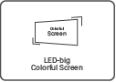 NDAS led big colorful screen