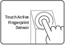 NDAS touch active fingerprint sensor